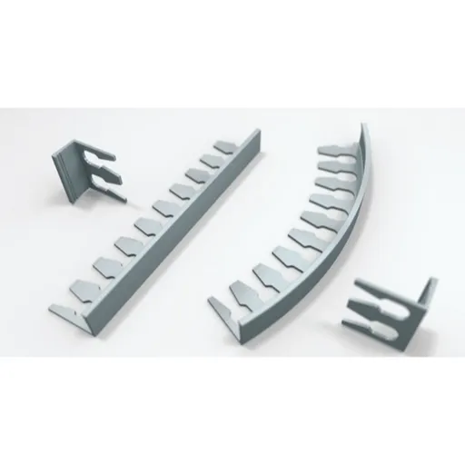 Lišta schodová "L" Havos lesk, nerez, dĺžka 250 cm, výška hrany 8 mm, NRZF8250