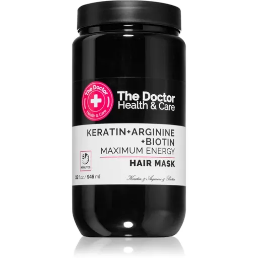The Doctor Keratin + Arginine + Biotin Maximum Energy keratínova maska na vlasy 946 ml