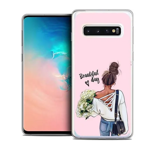 PROTEMIO MY ART Ochranný kryt Samsung Galaxy S10  DAY (136)