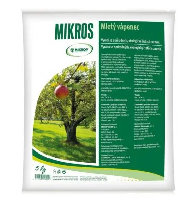 MIKROS Mletý vápenec 5 kg