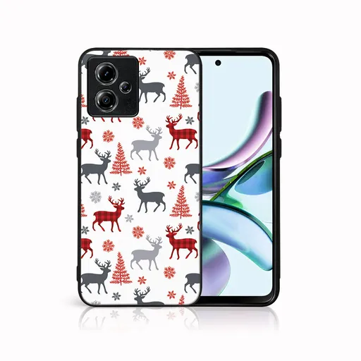 MY ART Kryt s vianočným dizajnom Motorola Moto G54 5G / G54 Power Edition 5G DEER (068)