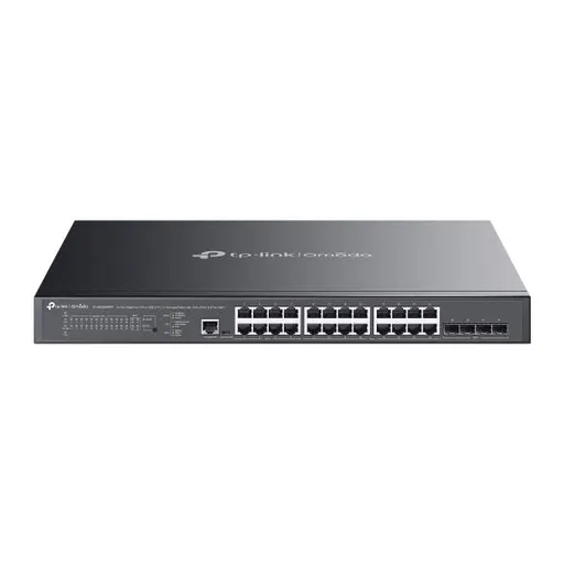 TP-Link SG3428XMPP Omada 24-portový gigabitový a 4-portový 10GE SFP+ Managed switch L2+ so 16 portami PoE+ a 8 portami PoE++