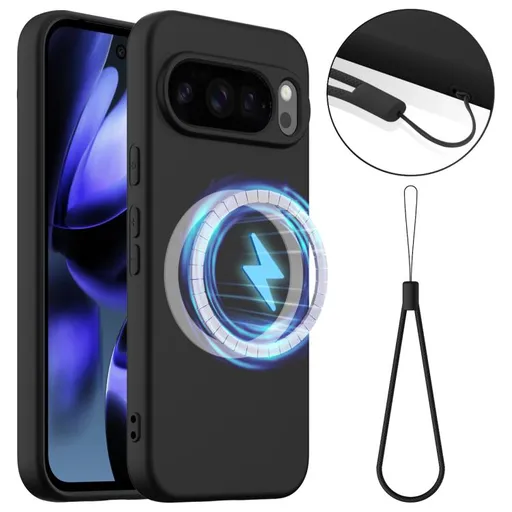 RUBBER MAGSAFE Silikónový kryt pre Google Pixel 10 Pro XL BLACK