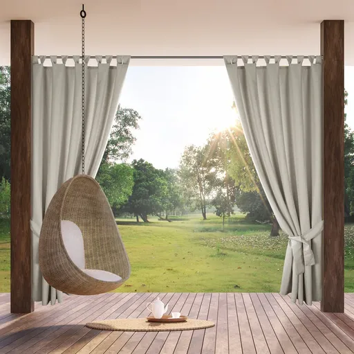 ArtFir Záves na terasu GARDEN PU | béžová 155 x 240 cm