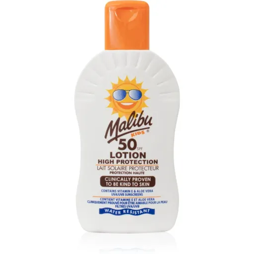 Malibu Kids Lotion ochranné mlieko SPF 50 pre deti 200 ml