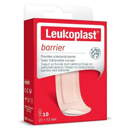 LEUKOPLAST Barrier náplasť 22 x 72 mm 10 kusov 7321605