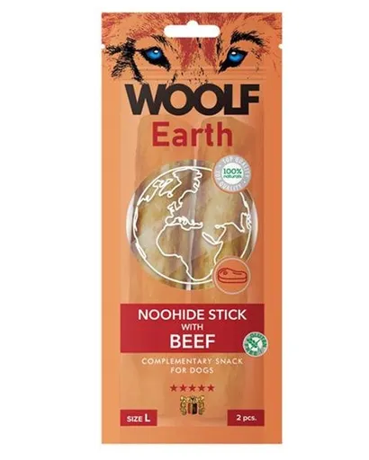 Maškrta pre psy Woolf Dog Earth L s hovädzím mäsom 85g