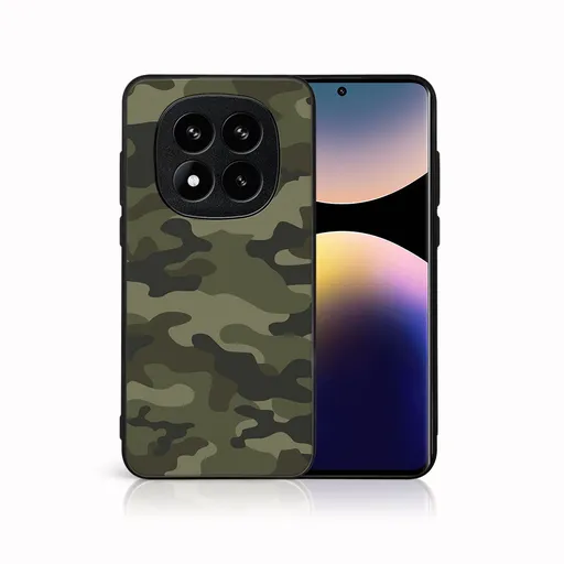MY ART Ochranný kryt pre Xiaomi Redmi Note 14 Pro+ 5G GREEN CAMO (235)