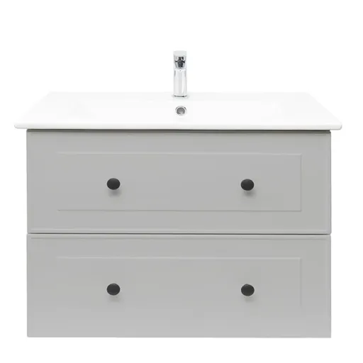 Kúpeľňová skrinka s umývadlom Naturel Forli 100x53x46 cm v šedej farbe mat FORLI100GMU