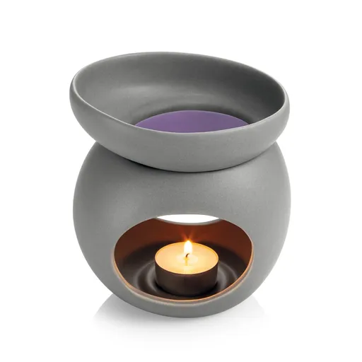 Aromalampa na vonný vosk FANCY HOME Stones, šedá