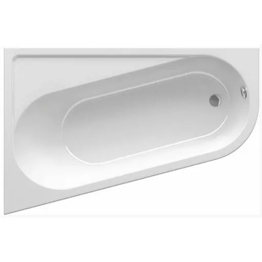 Ravak Chrome asymetrická vaňa 160x105 cm akrylát ľavá ca51000000 CHROME1600L
