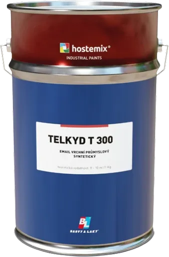 TELKYD T 300 - Vrchná lesklá priemyselná syntetická farba (zákazkové miešanie) RAL 6005 - machová zelená, 10 kg