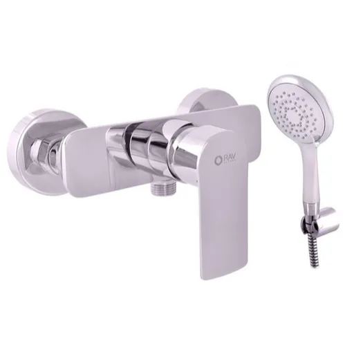 Sprchová batéria RAV SLEZÁK Vltava so sprchovacím setom 150 mm chróm VTE481.5/1