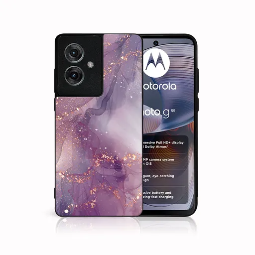 MY ART Ochranný kryt pre Motorola Moto G55 5G PURPLE (148)
