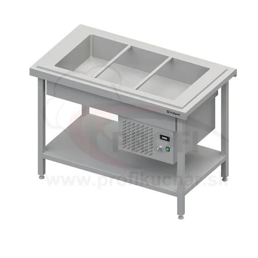 Chladený výdajný stôl na GN nádoby na 3x GN1/1