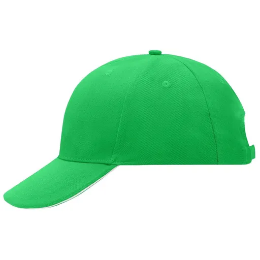 Myrtle Beach (Daiber) Reklamná šiltovka 6 panelová sandwich MB024 - Papraďová / biela | uni