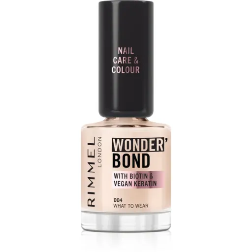 Rimmel Wonder'Bond lak na nechty odtieň 004 What to Wear 12 ml