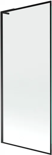 MEXEN/S - Next L vaňová zástena FIX 80 x 150, čierna vzor, čierna 895-080-000-03-70-70