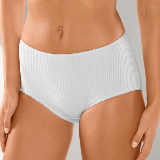 Súprava 6 maxi nohavičiek s plochým vrúbkovaním