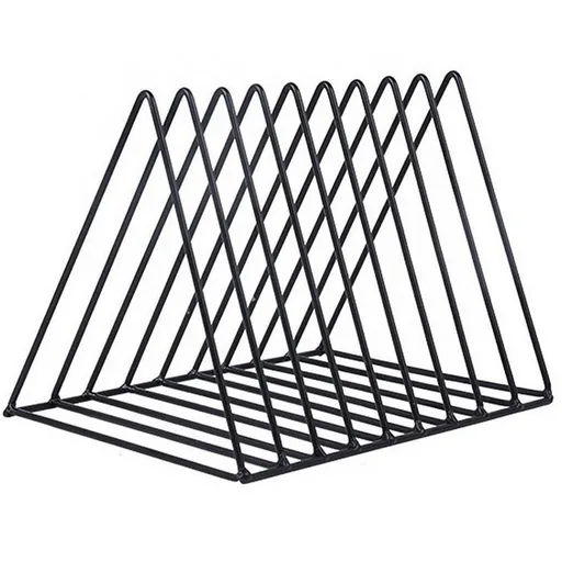 Držiak na časopisy Alvin, čierna