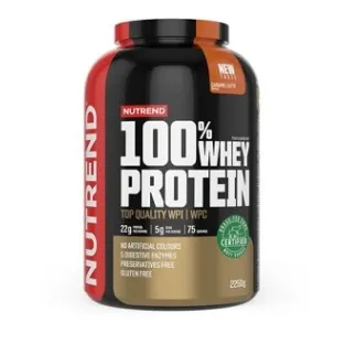 NUTREND 100% Whey proteín karamelové latté 2250 g