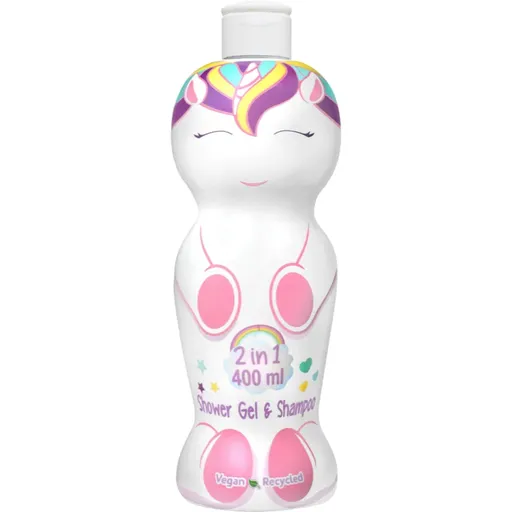 Be a Unicorn Shampoo & Shower Gel sprchový gél a šampón 2 v 1 400 ml