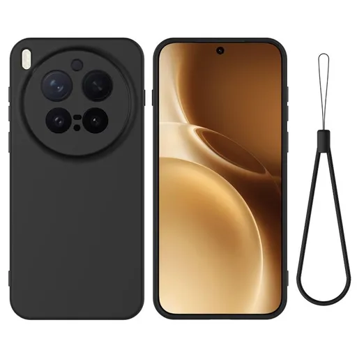 RUBBER Ochranný kryt pre Vivo X300 Pro čierny