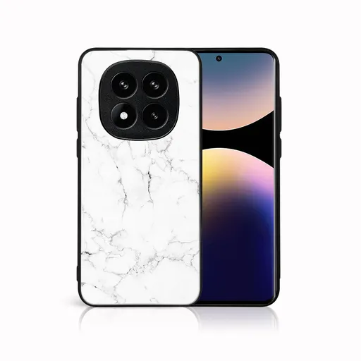 MY ART Ochranný kryt pre Xiaomi Redmi Note 14 Pro+ 5G WHITE MARBLE (144)