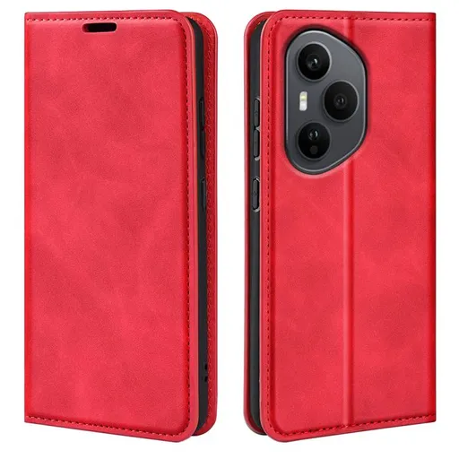 MAGNETIC Zaklápací kryt pre Honor 400 Pro 5G červený