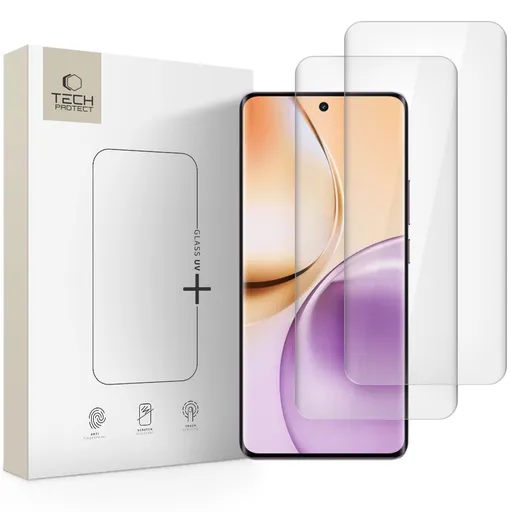 TECH-PROTECT GLASS UV 2-PACK Ochranné sklo pre Realme 14 Pro 5G CLEAR