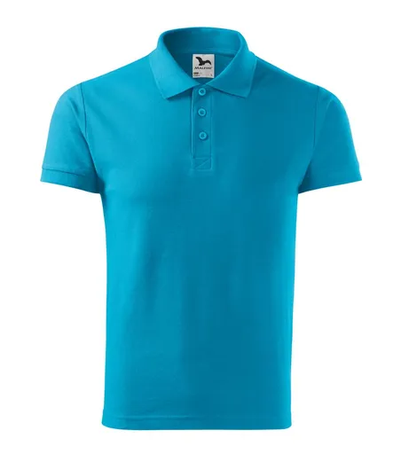 MALFINI Pánska polokošeľa Cotton - Tyrkysová | 3XL