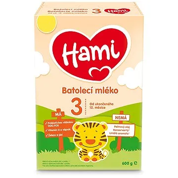 Hami 12 Batoľacie mlieko 600 g (5900852930980)