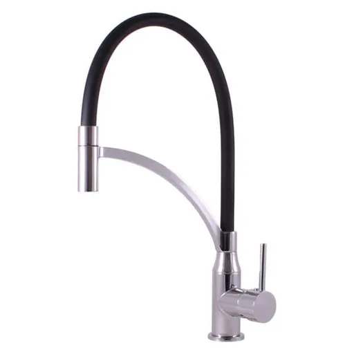 RAV SLEZÁK Seina drezová batéria so silikónovým ramienkom chróm SE914.5