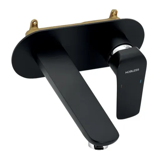 Novaservis Nobless Tina umývadlová podomietková batéria , čierna matná 38200,5 38200.5