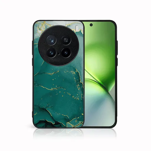 MY ART Ochranný kryt pre Vivo X200 Pro 5G GREEN MARBLE (145)