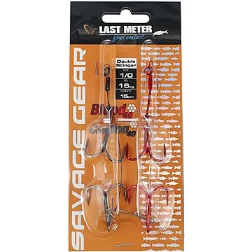 Savage Gear Carbon49 Double Stinger Veľkosť 1/0 11,5 cm 16 kg 2 ks (5706301548832)