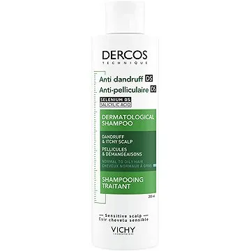 VICHY Dercos Anti-Dandruff Advanced Action Shampoo Normal to Oily Hair 200 ml (3337871330286)