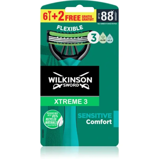 Wilkinson Sword Xtreme 3 Sensitive Comfort jednorázové holiace strojčeky pre mužov 8 ks