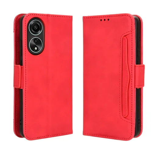 SLOT Peňaženkový obal pre Oppo A78 červený